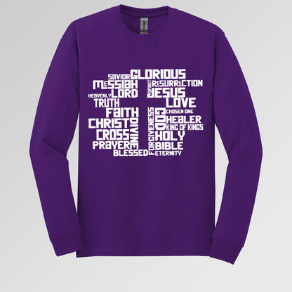 Christmas Cross Typography