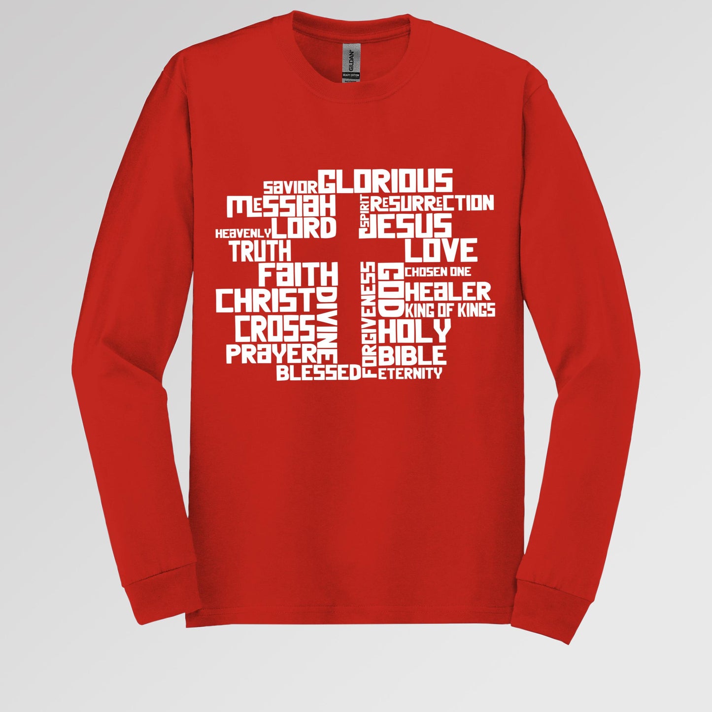 Christmas Cross Typography