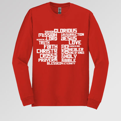 Christmas Cross Typography