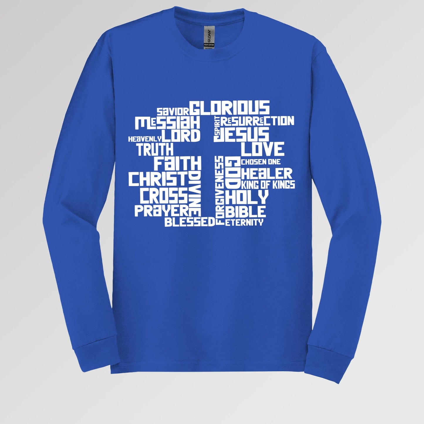 Christmas Cross Typography