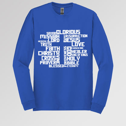 Christmas Cross Typography