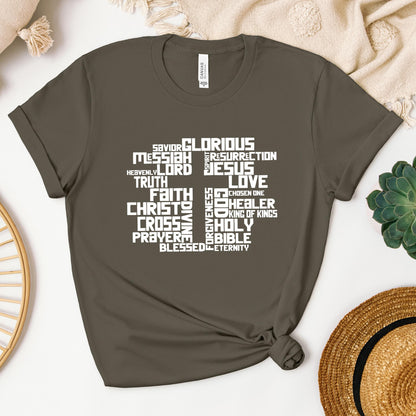 Christmas Cross Typography