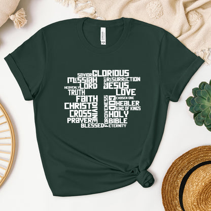 Christmas Cross Typography