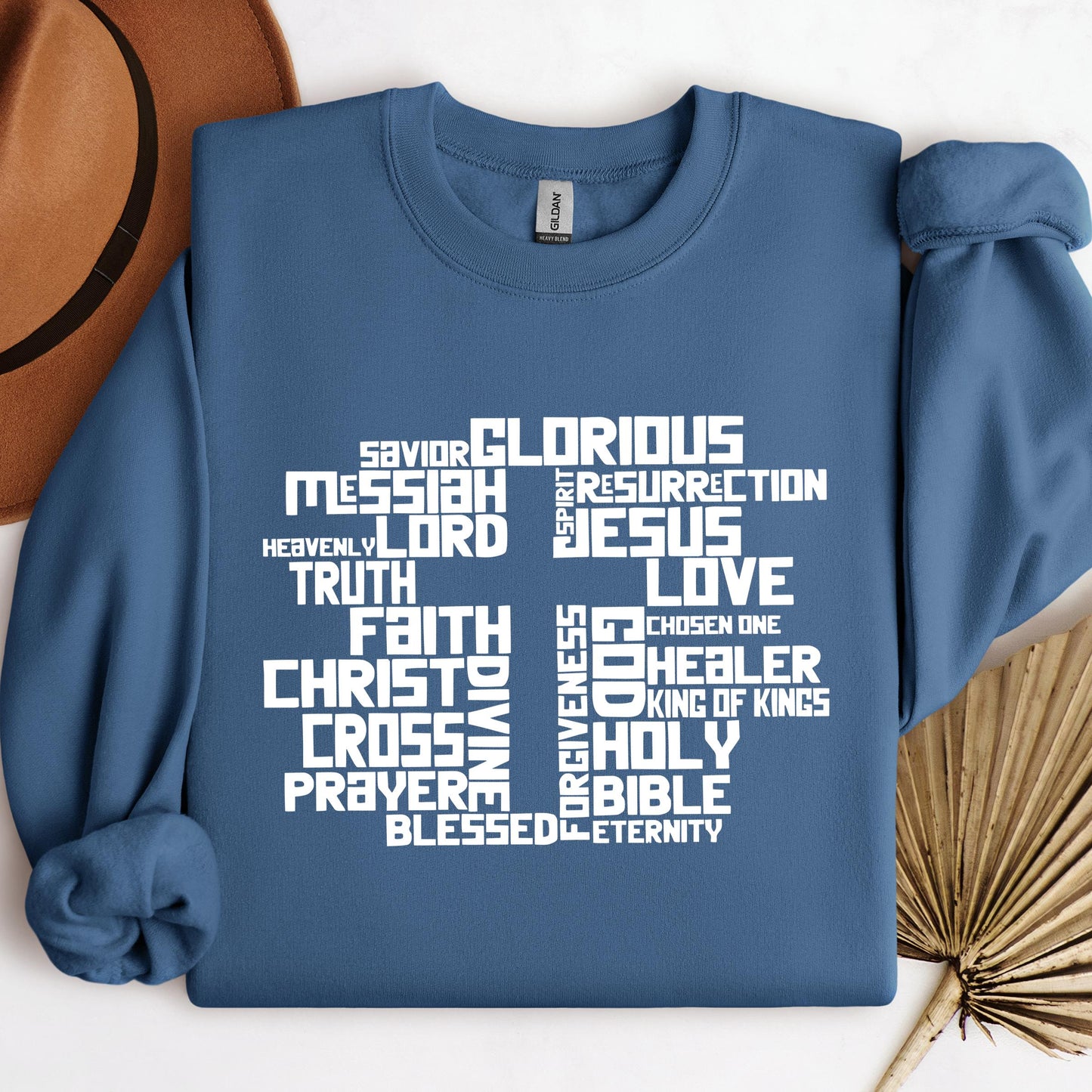 Christmas Cross Typography