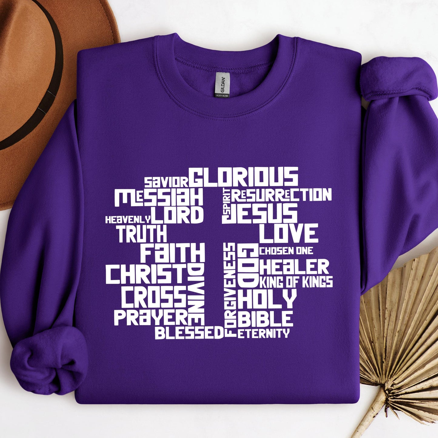 Christmas Cross Typography
