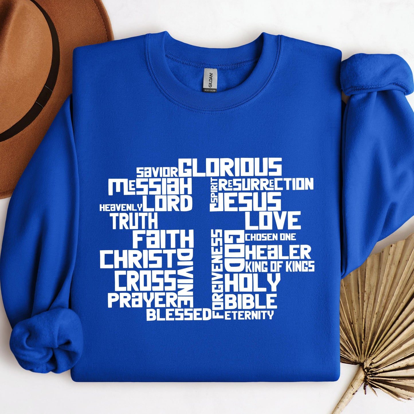 Christmas Cross Typography