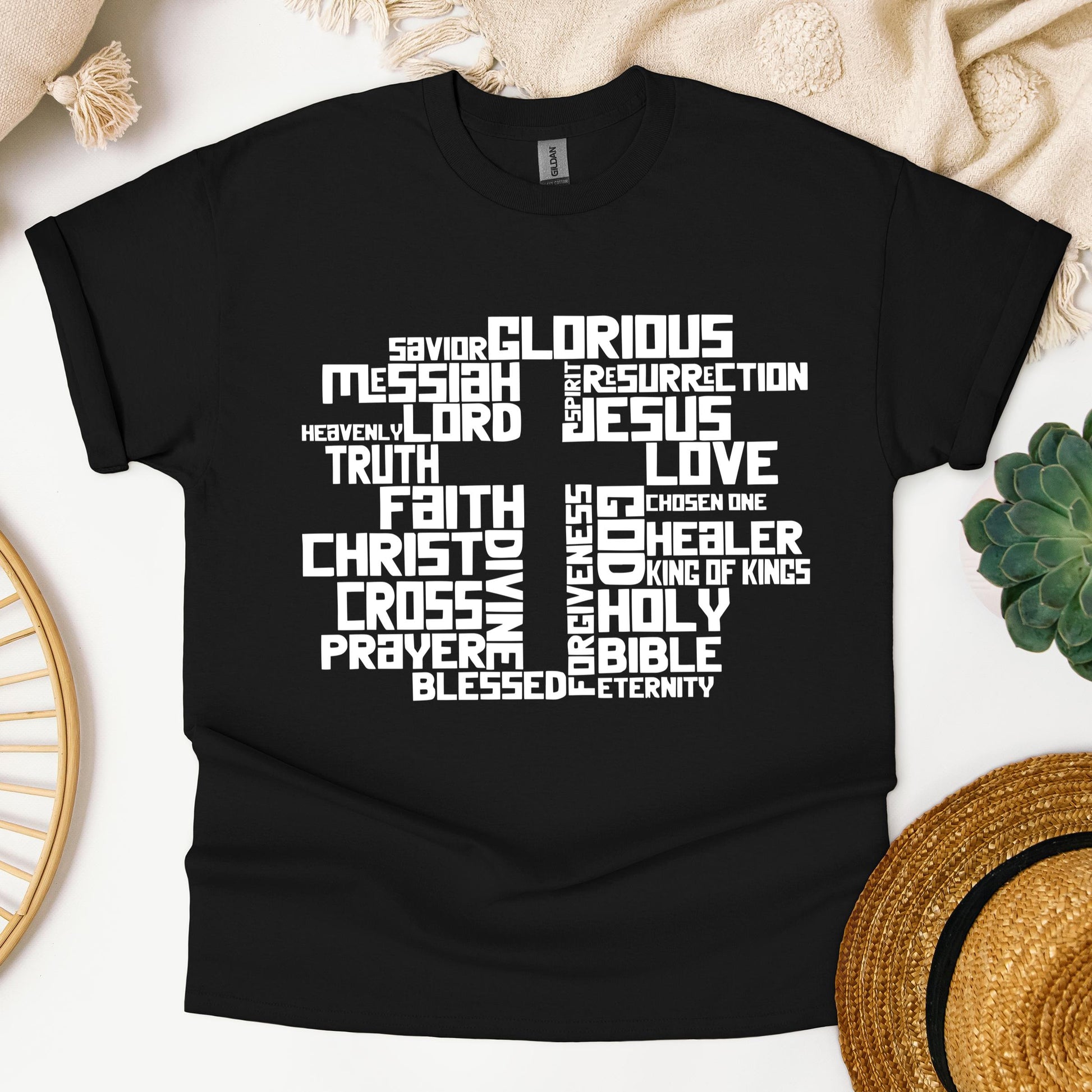 Christmas Cross Typography