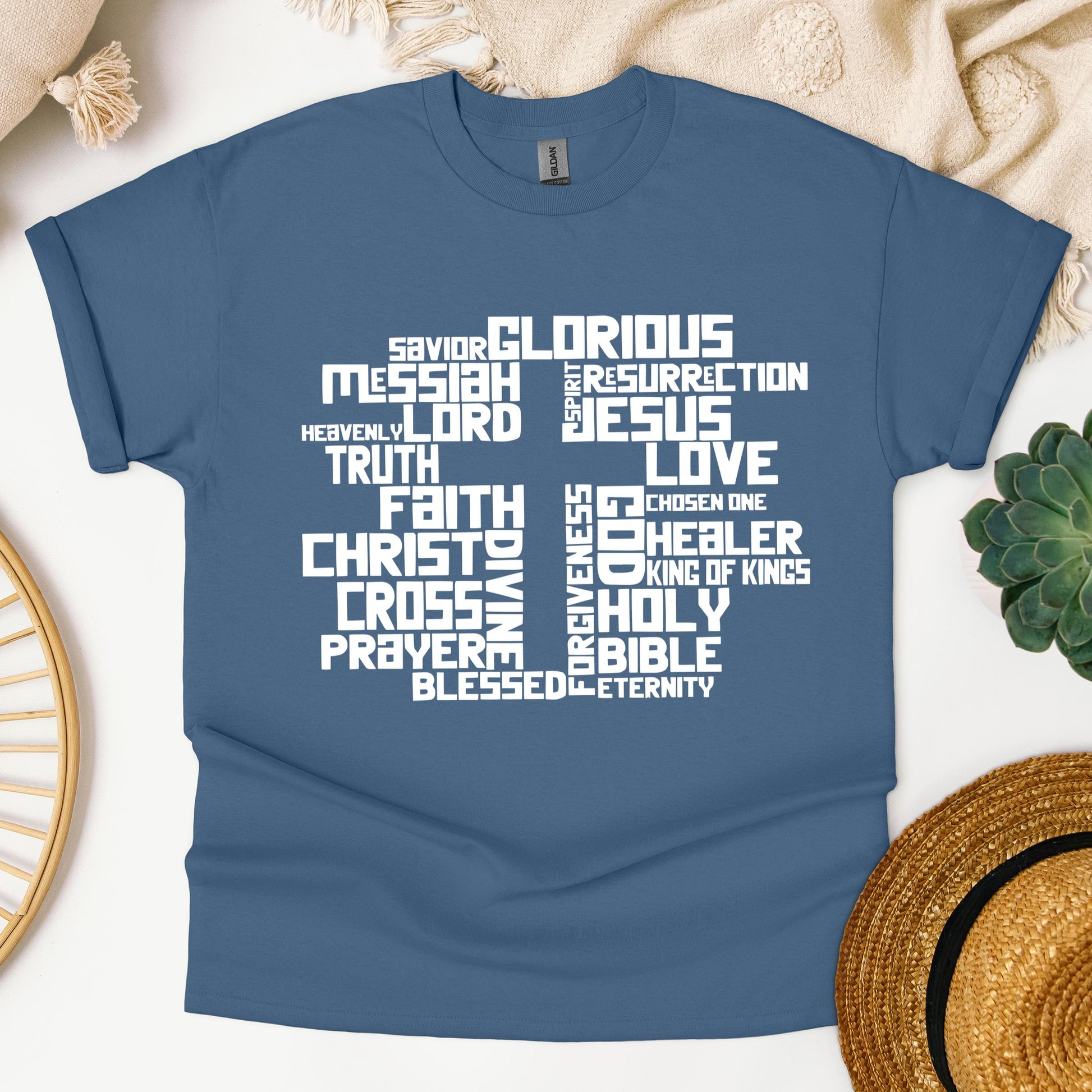 Christmas Cross Typography