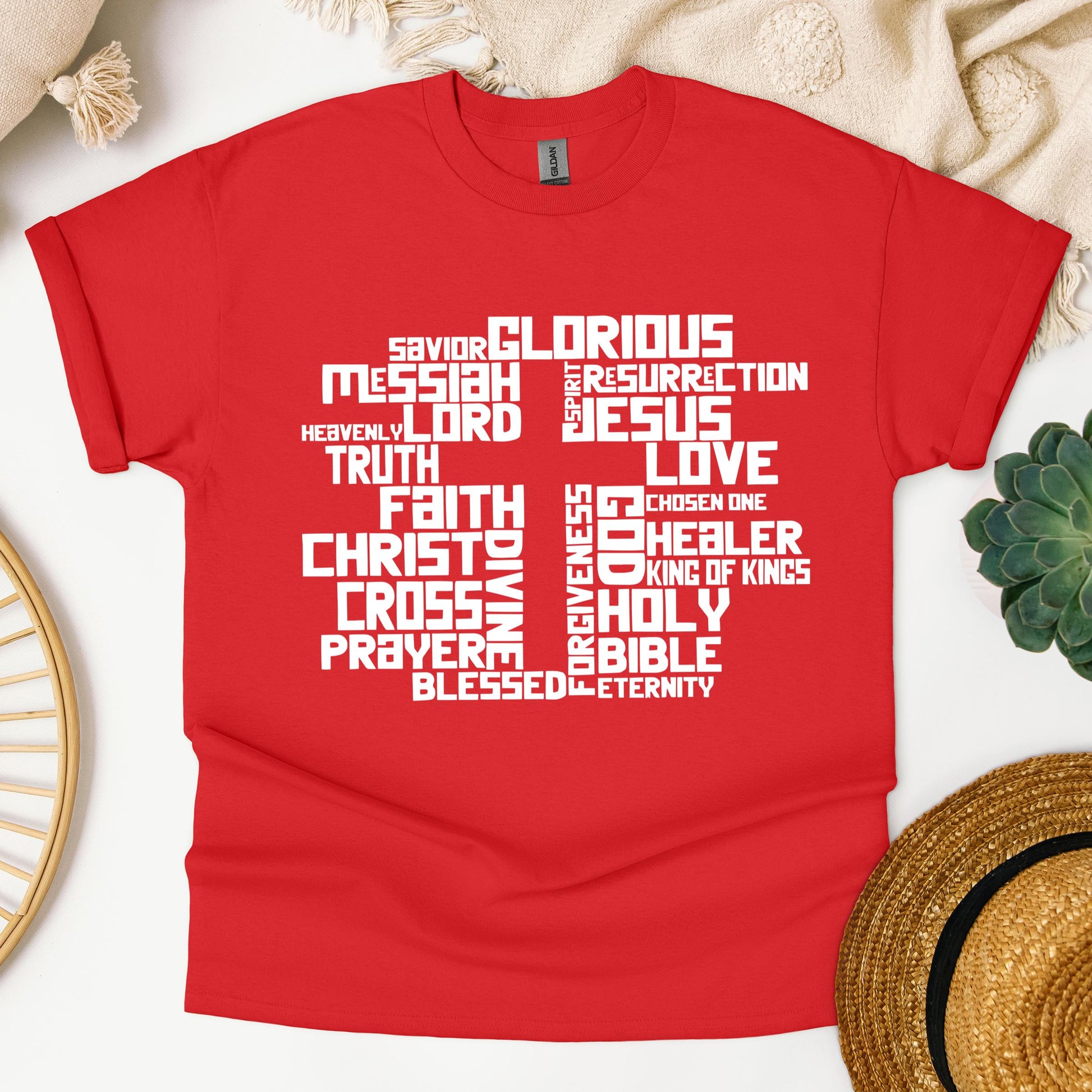Christmas Cross Typography