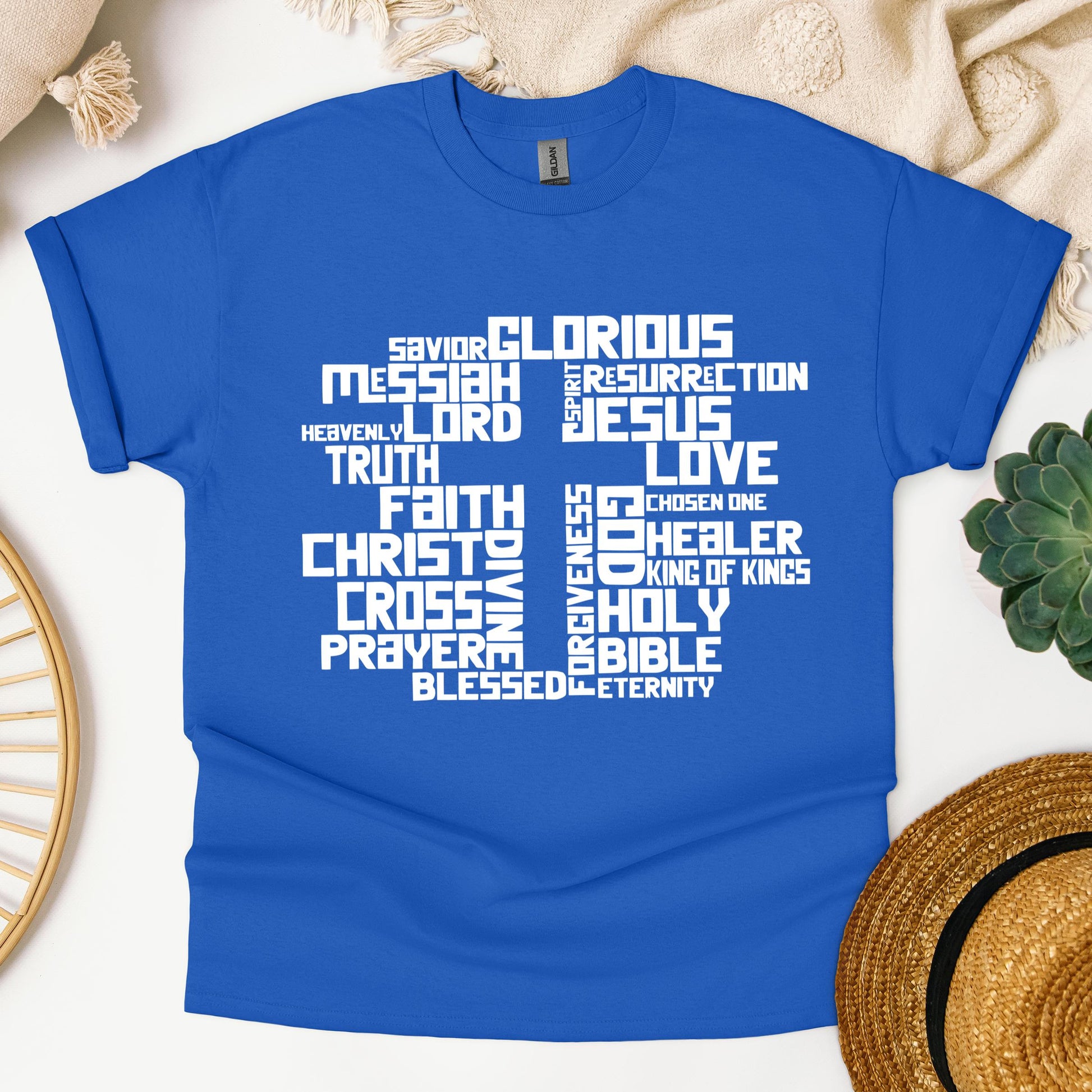 Christmas Cross Typography