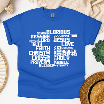 Christmas Cross Typography