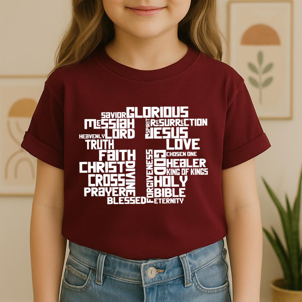 Christmas Cross Typography