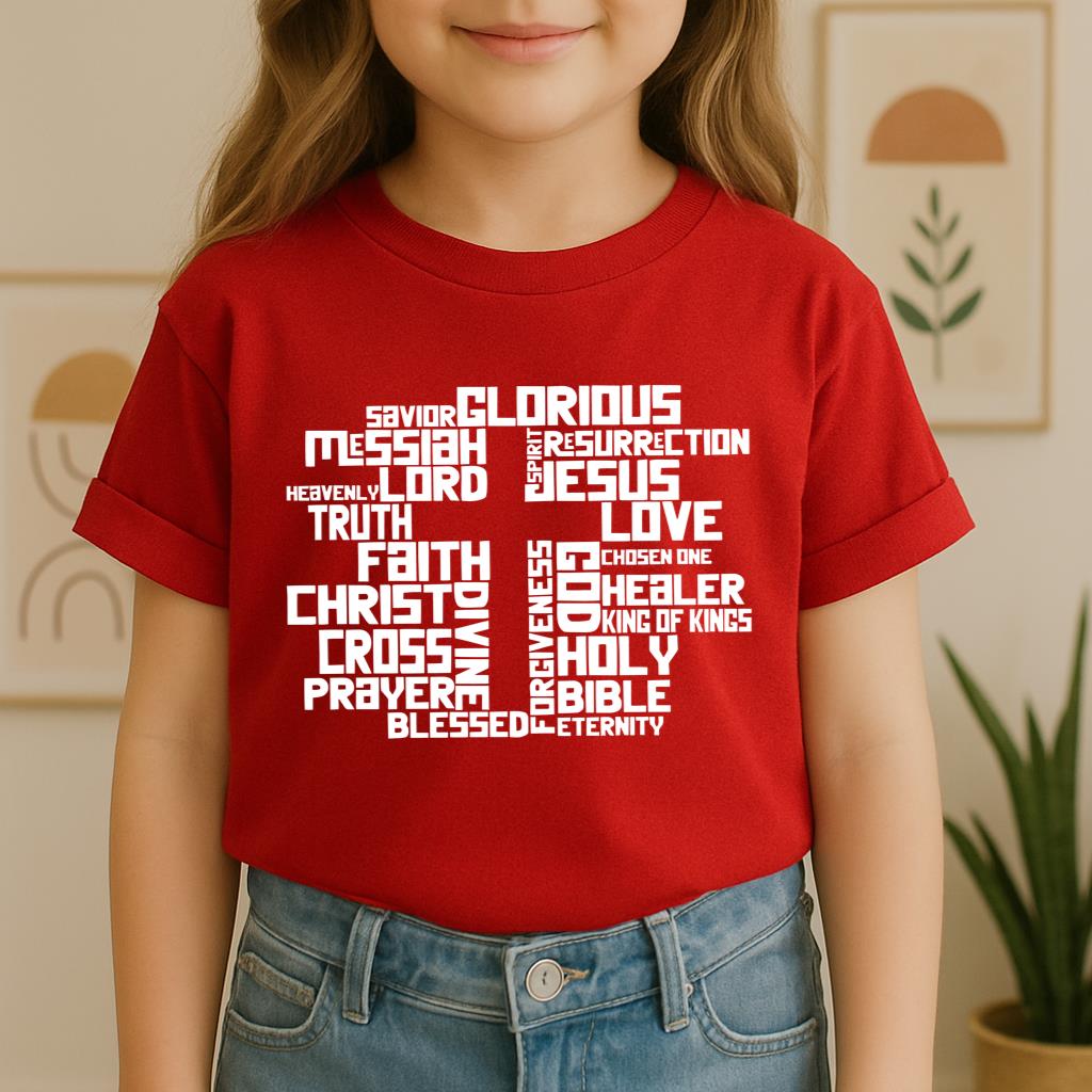Christmas Cross Typography