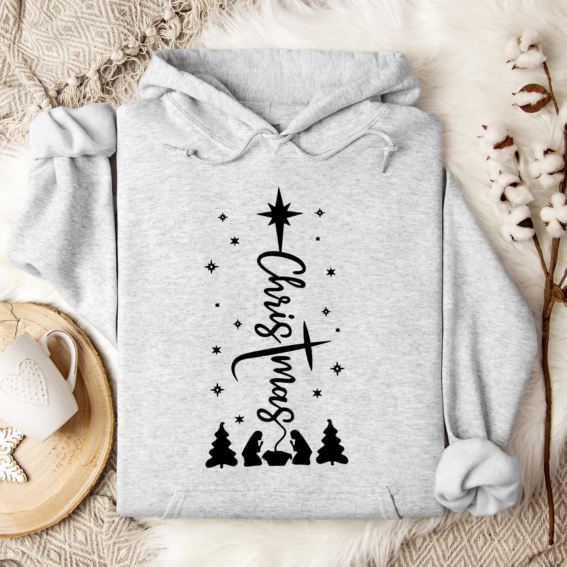 Christmas Cross Hoodie