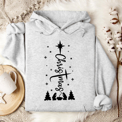 Christmas Cross Hoodie