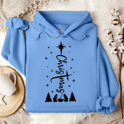 Christmas Cross Hoodie