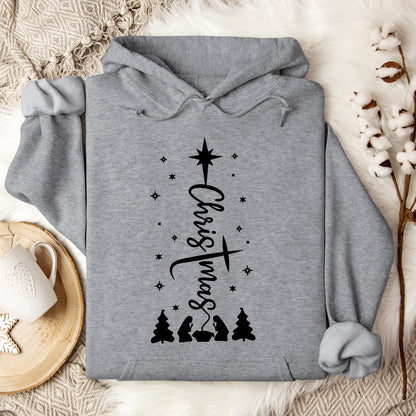 Christmas Cross Hoodie