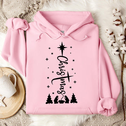 Christmas Cross Hoodie