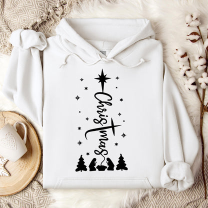 Christmas Cross Hoodie