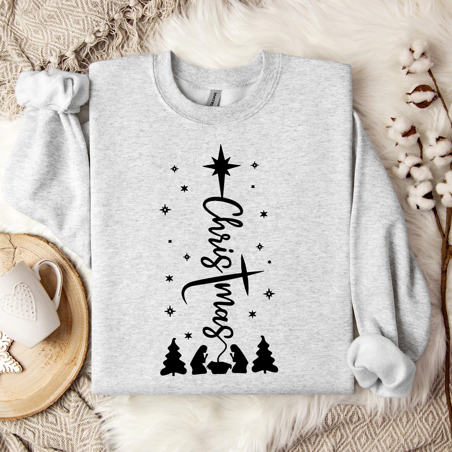 Christmas Cross Sweatshirt
