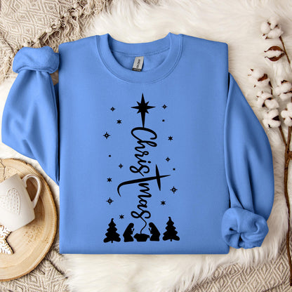 Christmas Cross Sweatshirt