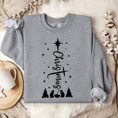 Christmas Cross Sweatshirt