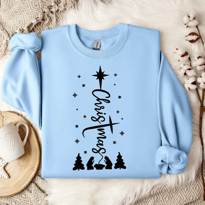 Christmas Cross Sweatshirt