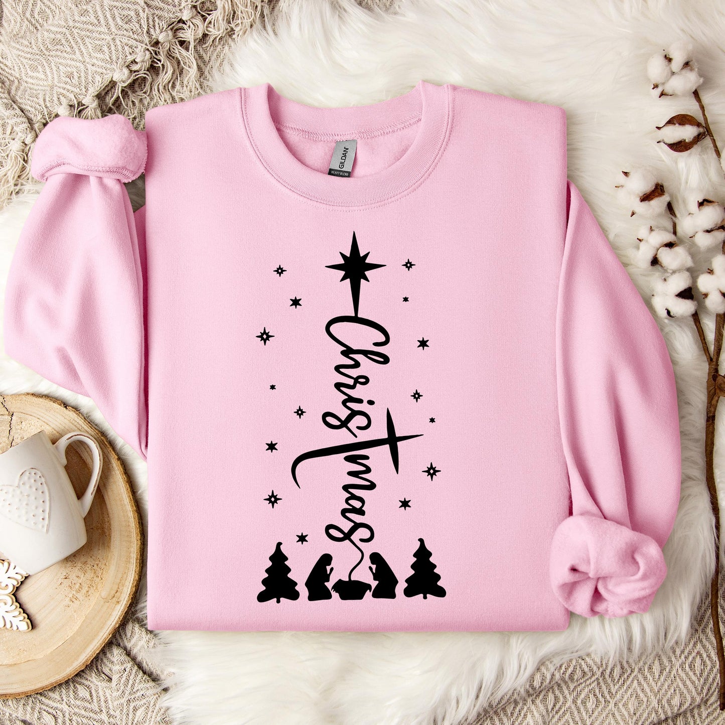Christmas Cross Sweatshirt