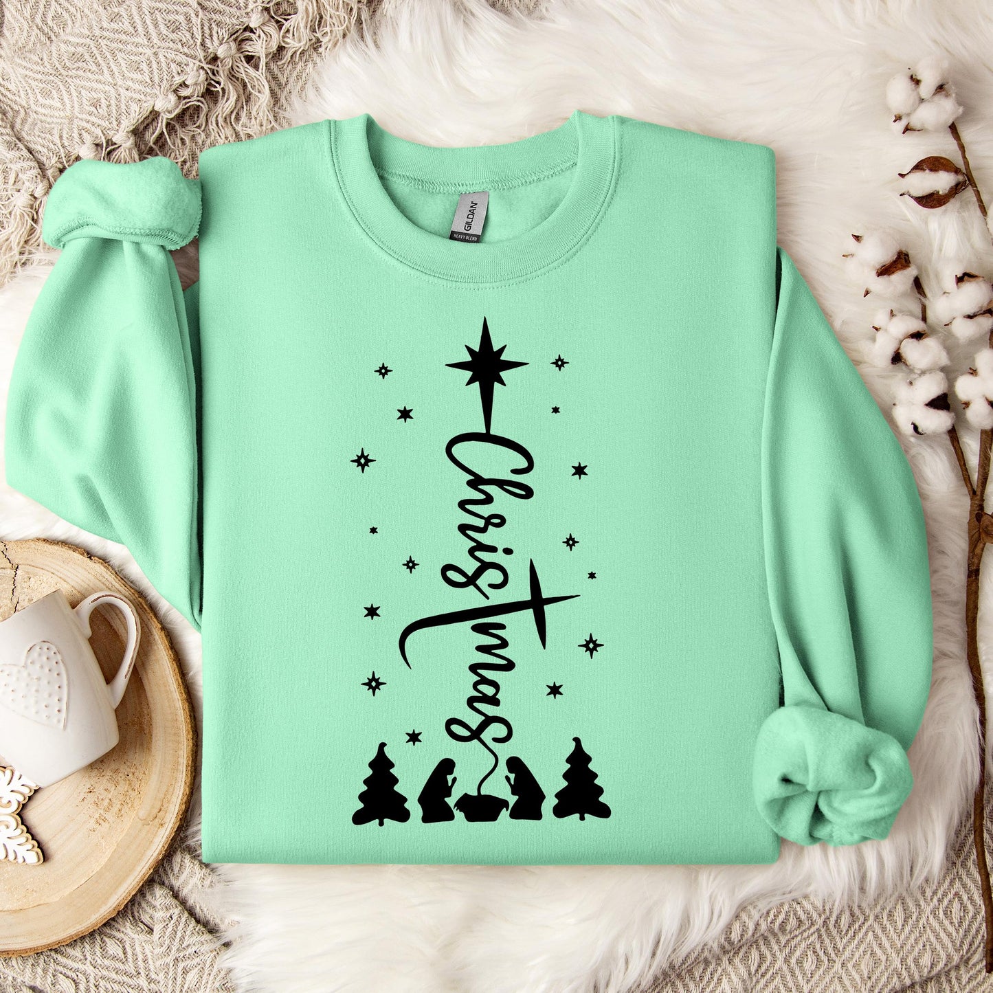 Christmas Cross Sweatshirt
