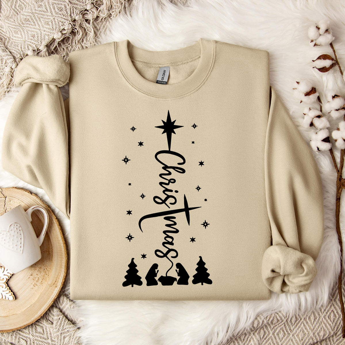 Christmas Cross Sweatshirt