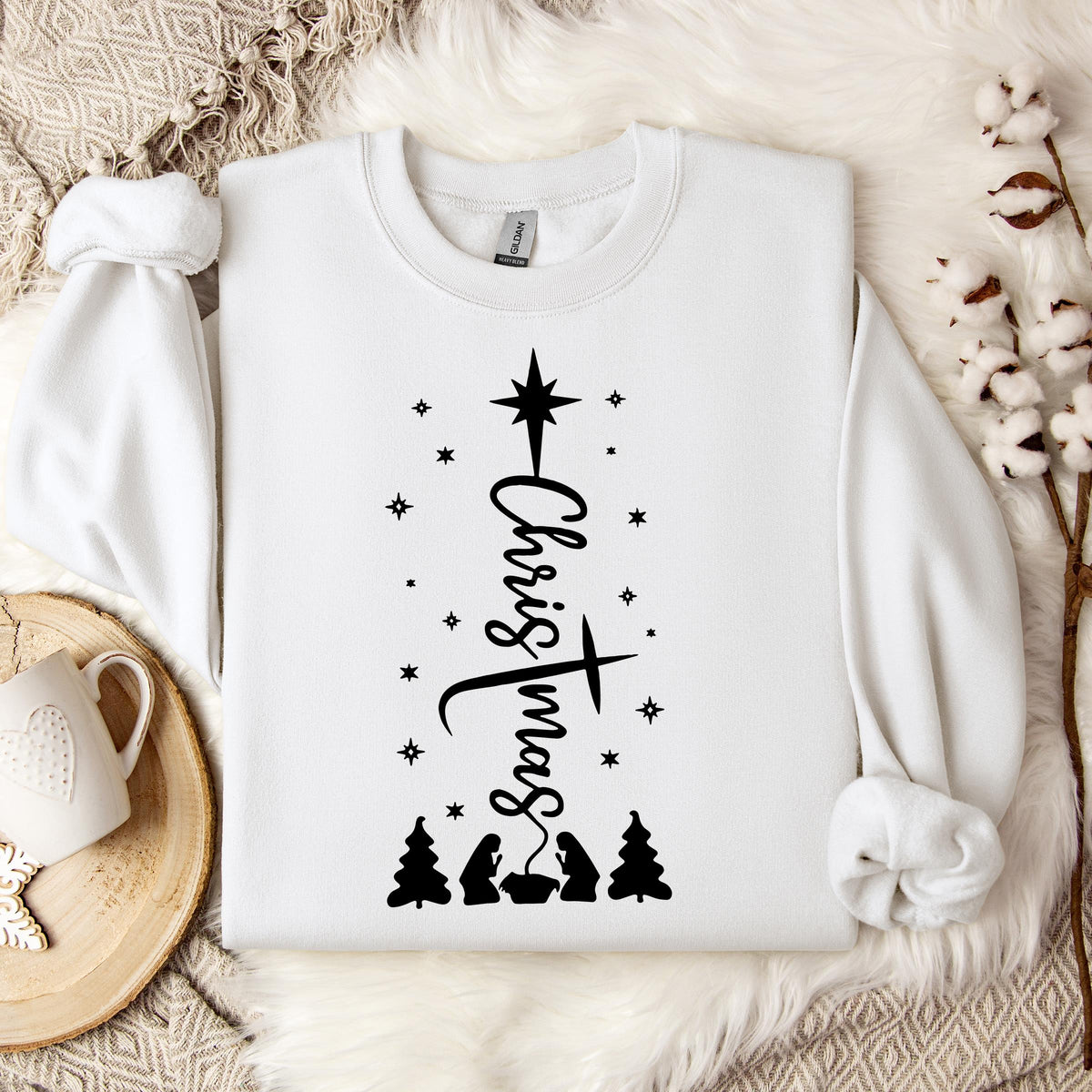 Christmas Cross Sweatshirt