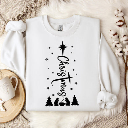 Christmas Cross Sweatshirt