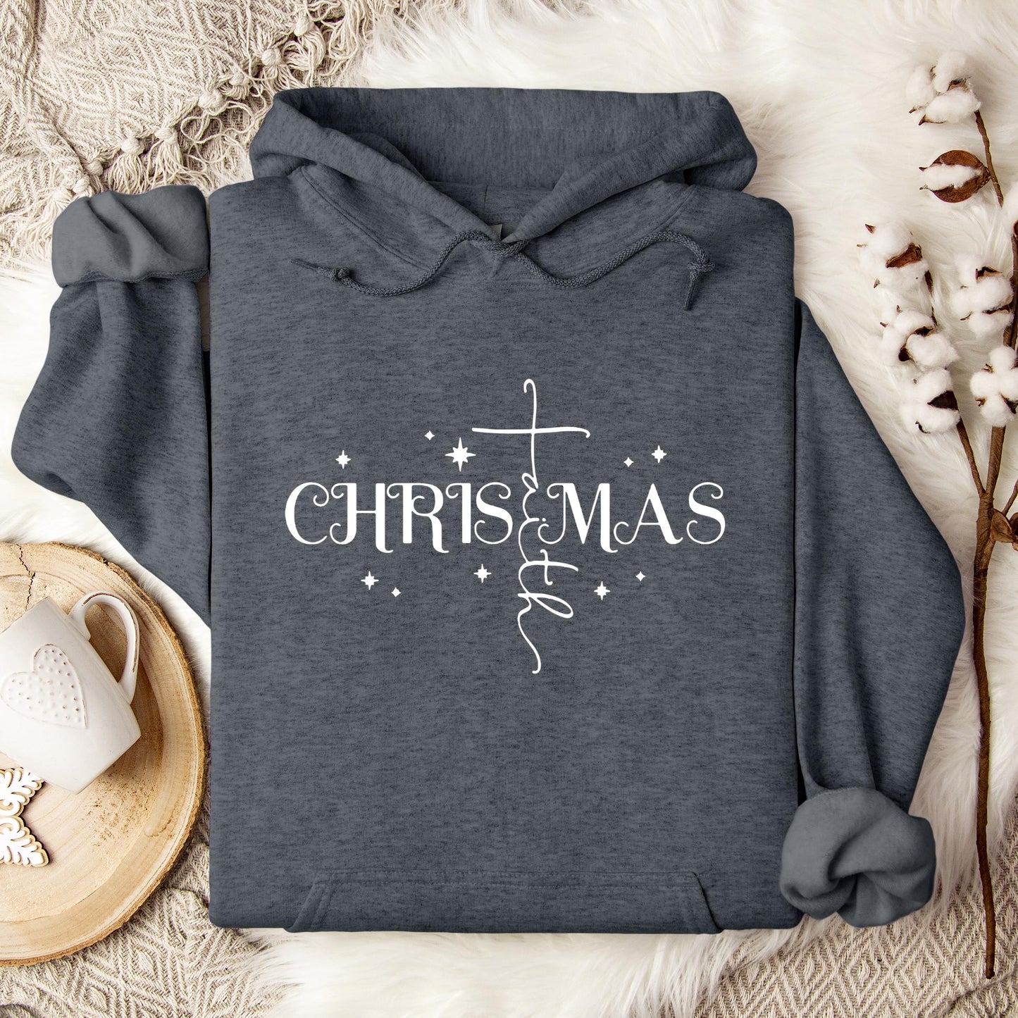 Christmas Faith Cross 01 Hoodie