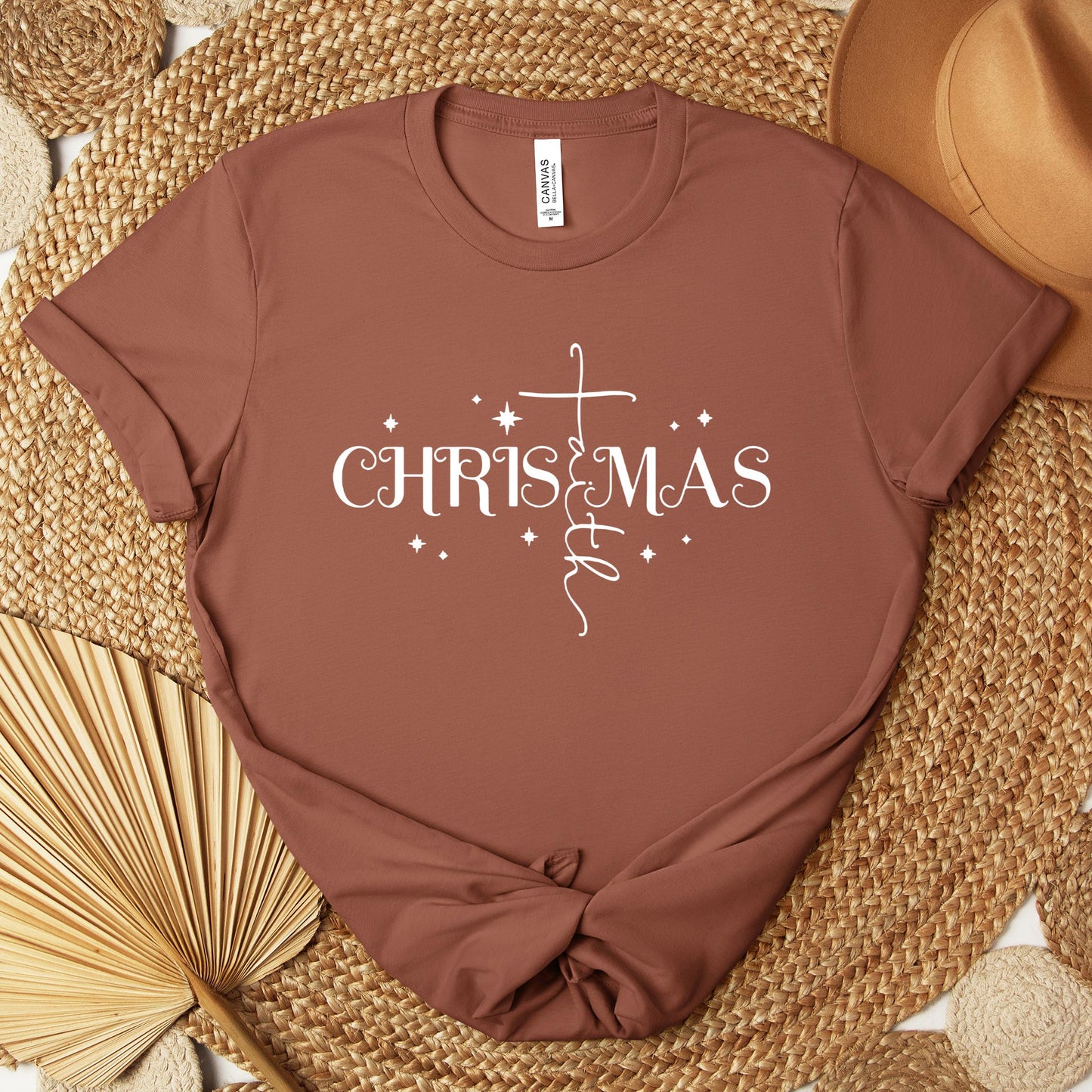Christmas Faith Cross 01 Premium T-shirt