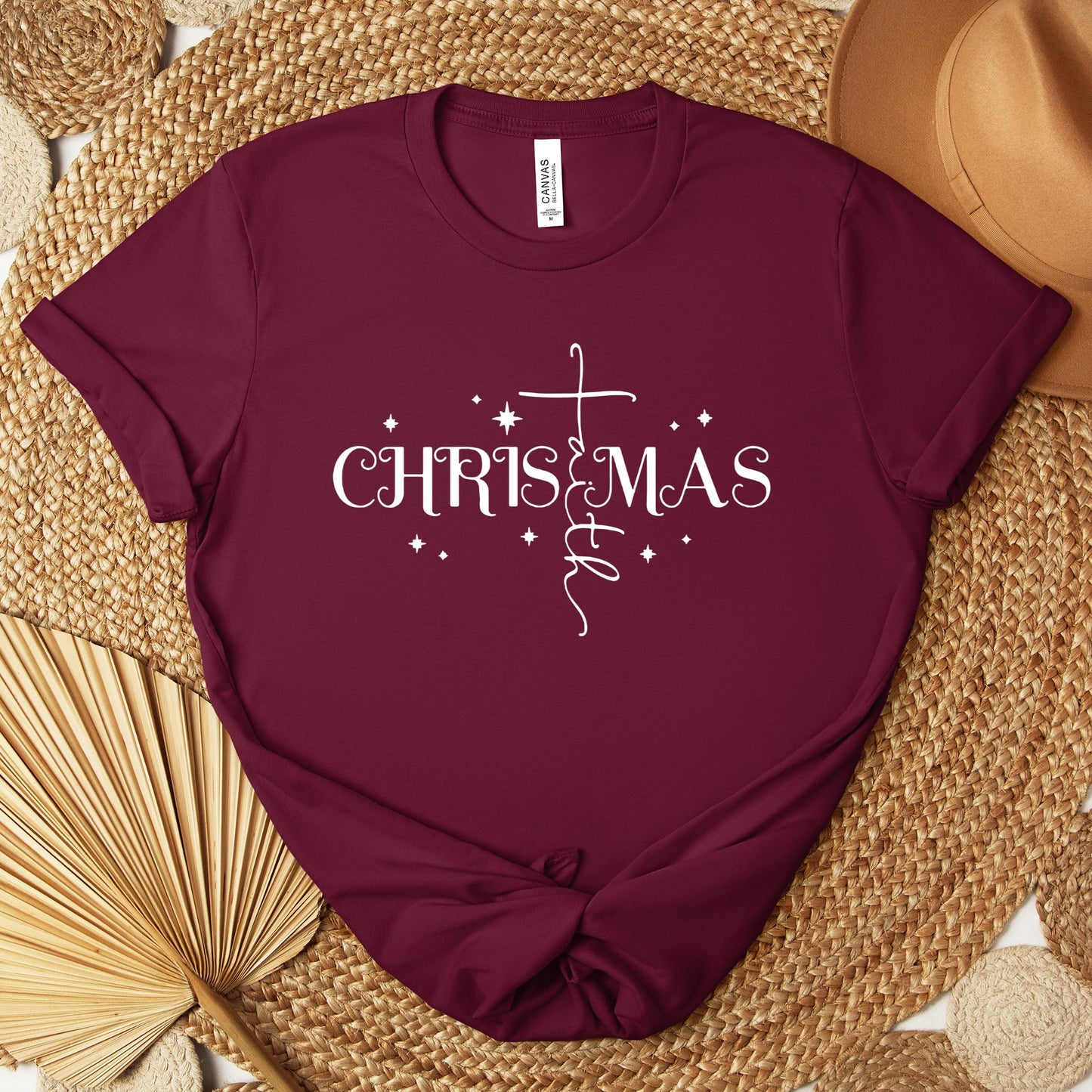 Christmas Faith Cross 01 Premium T-shirt