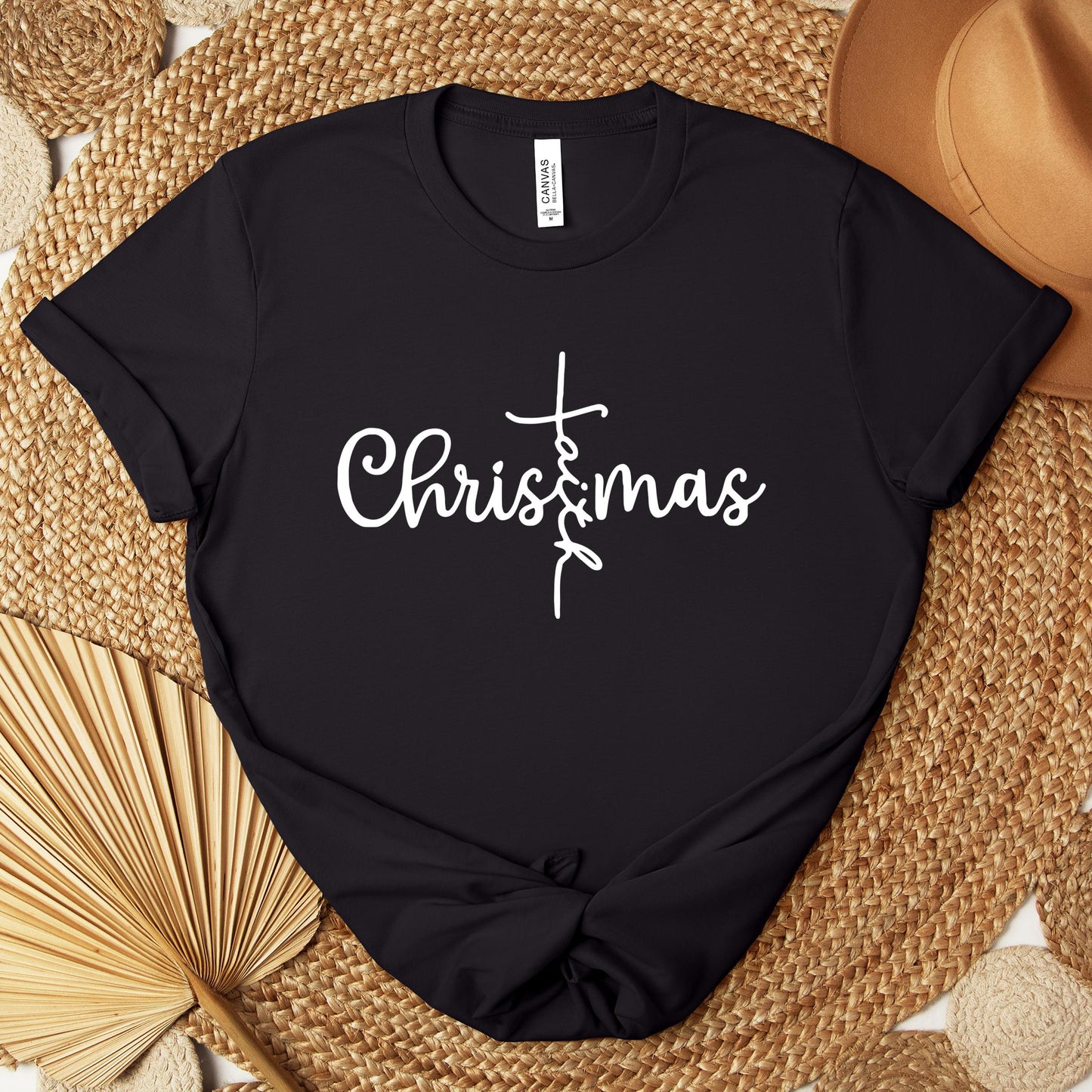 Christmas Faith Cross Premium T-shirt