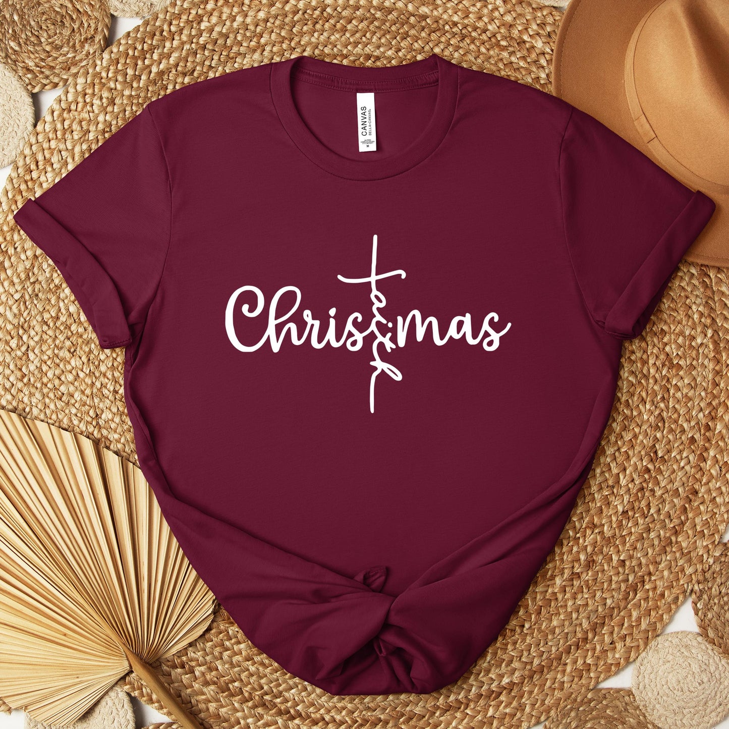 Christmas Faith Cross Premium T-shirt