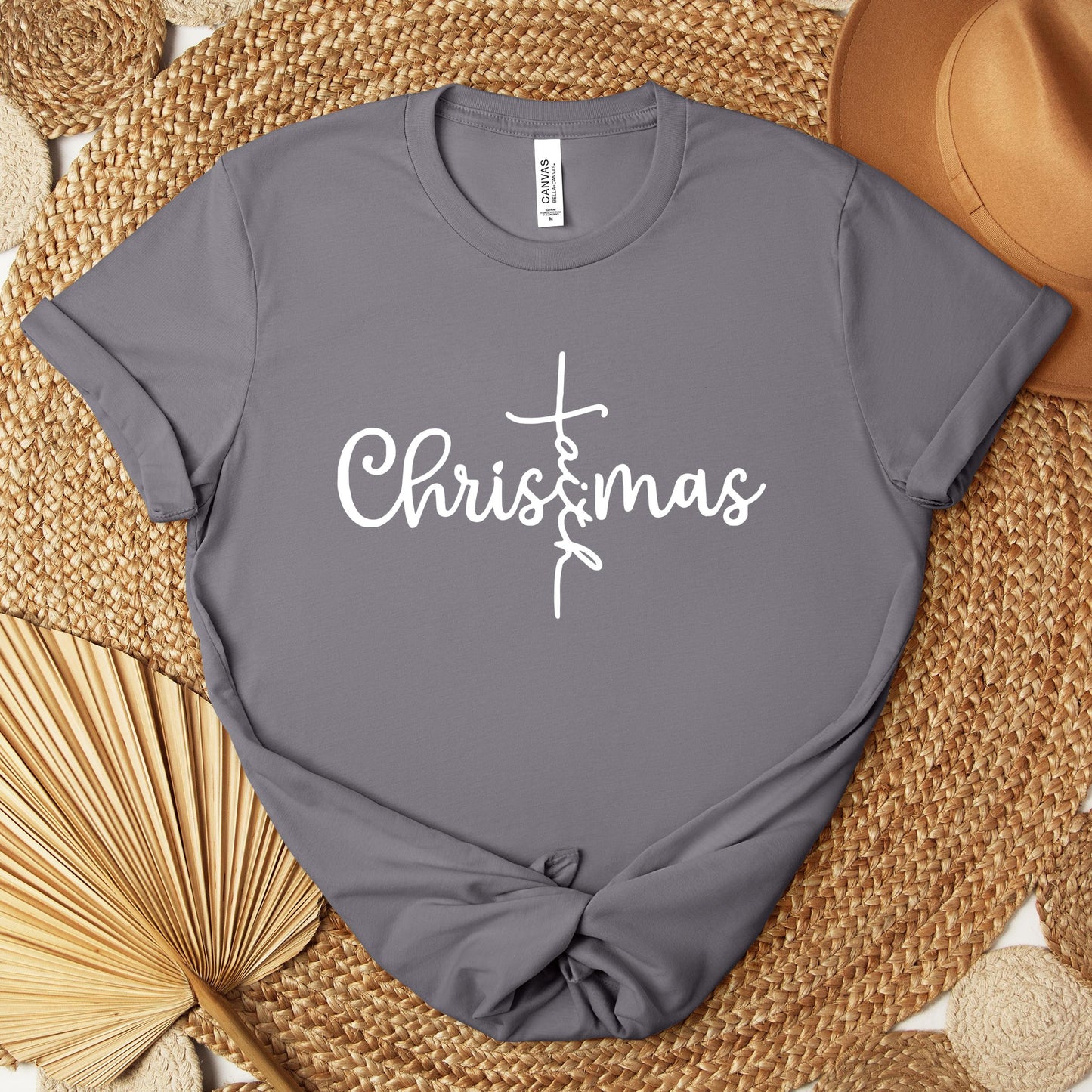 Christmas Faith Cross Premium T-shirt