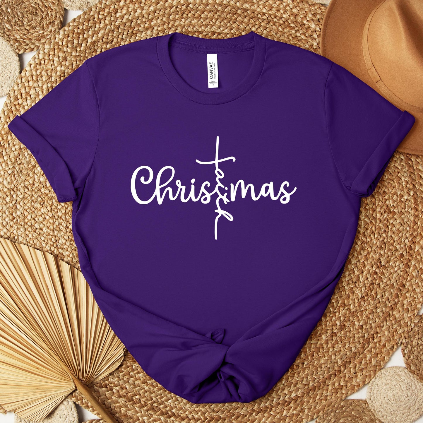Christmas Faith Cross Premium T-shirt