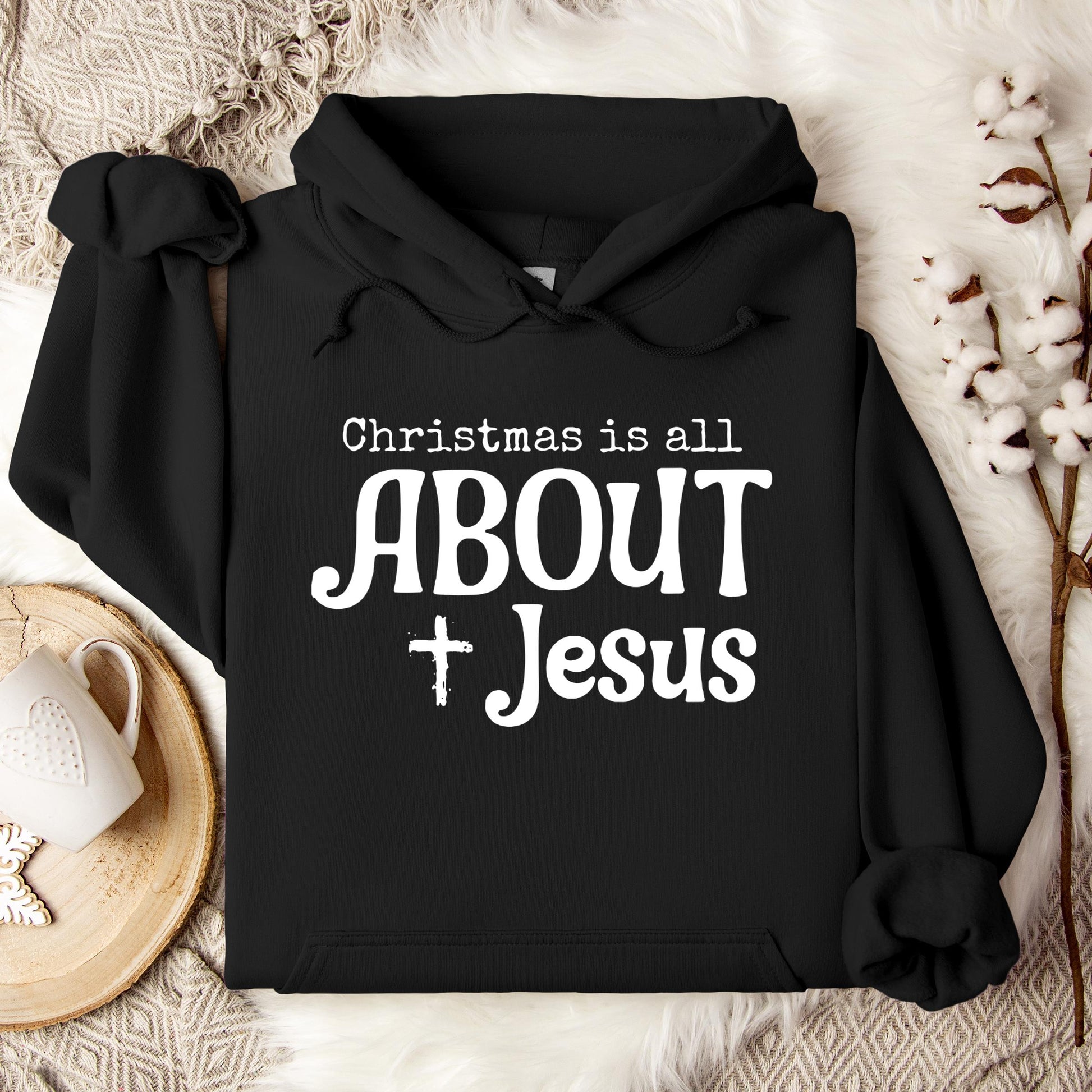 Christmas Is All About Jesus 01 Hoodie
