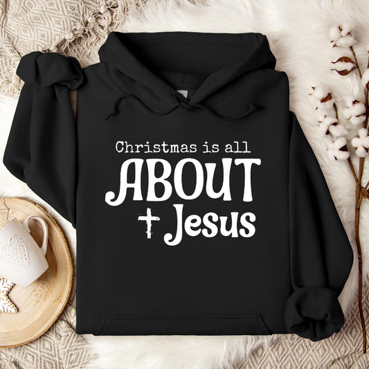 Christmas Is All About Jesus 01 Hoodie