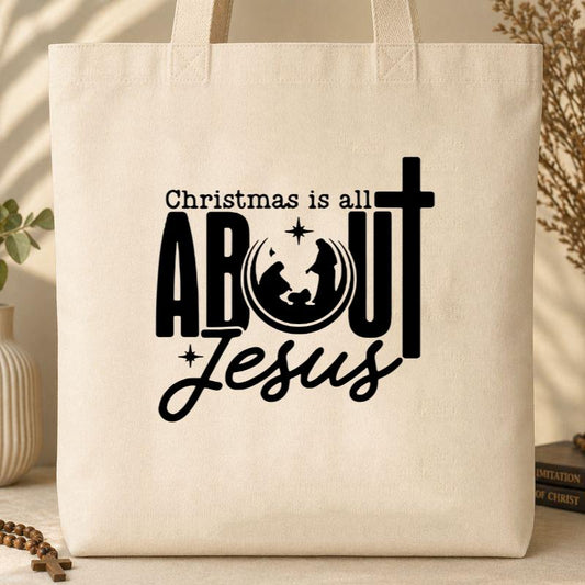 Christmas Is All About Jesus 04 Tote Bag