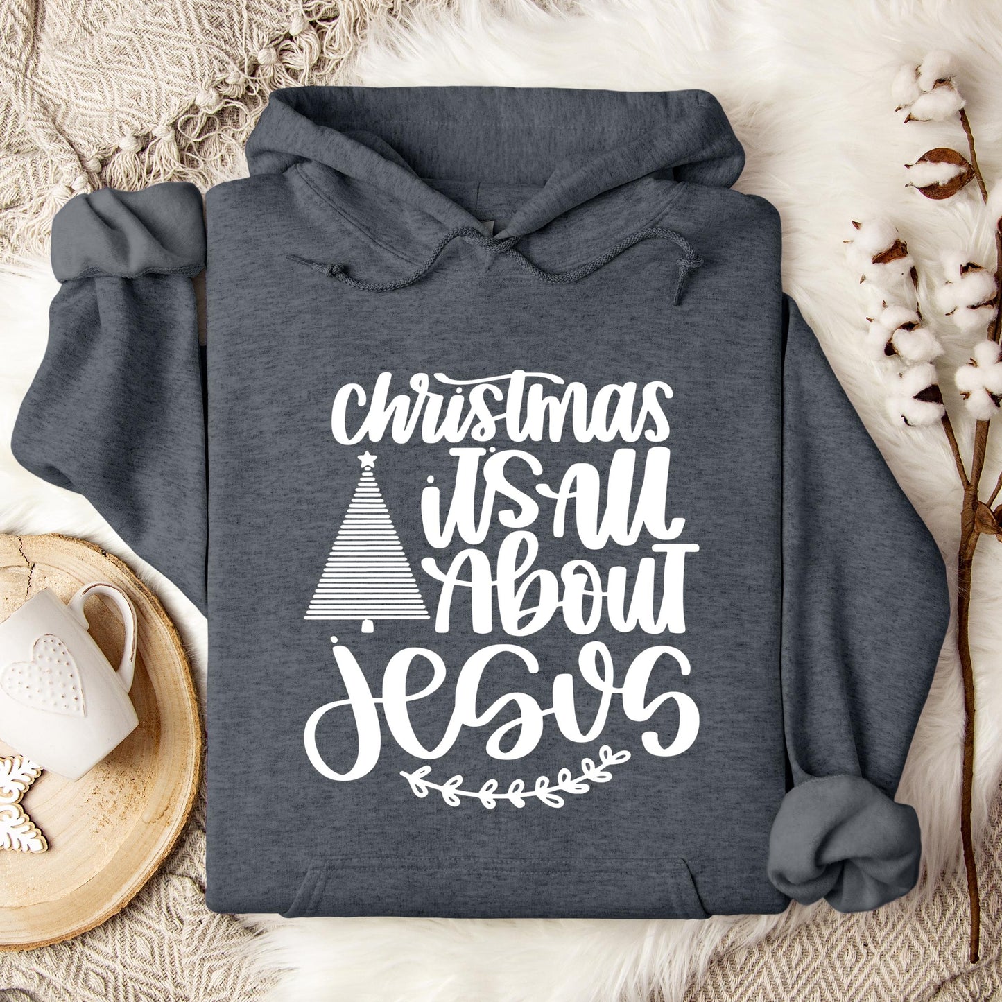 Christmas Is All About Jesus Hoodie