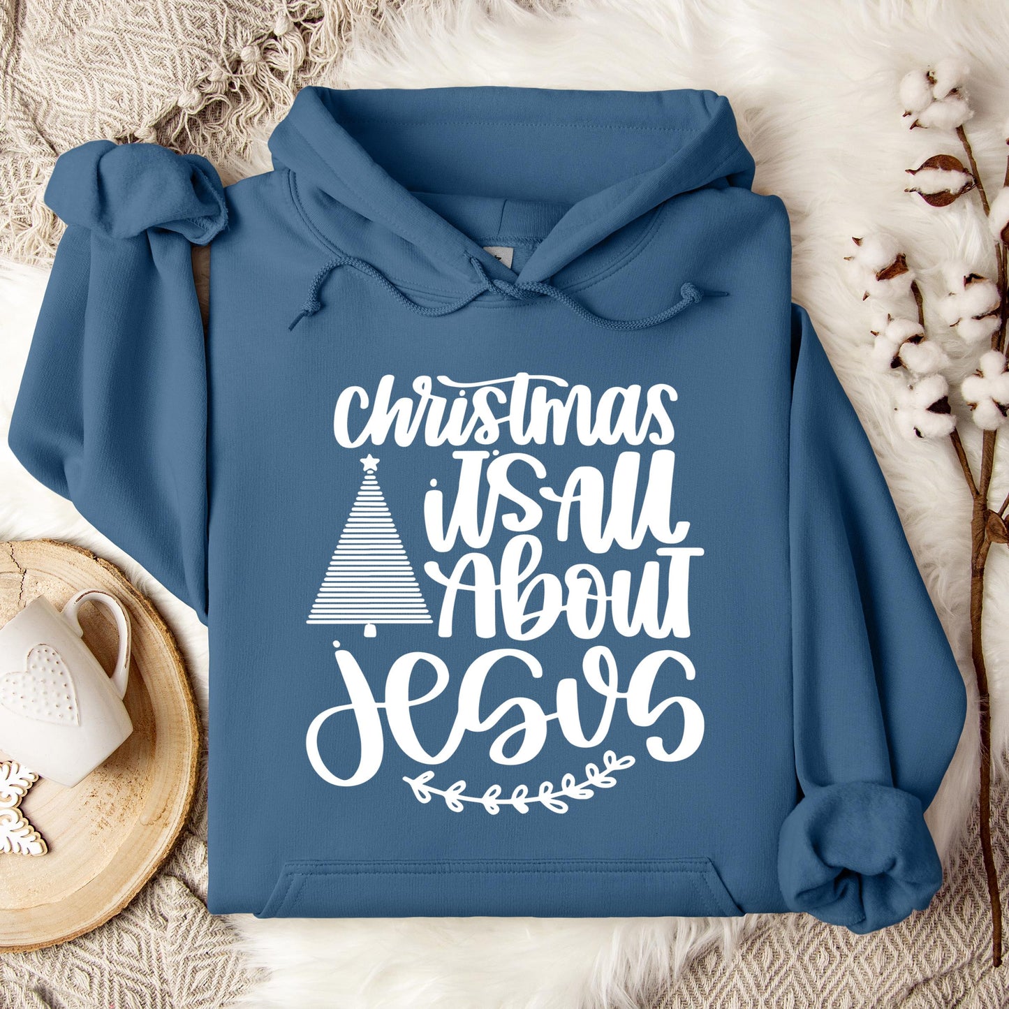 Christmas Is All About Jesus Hoodie