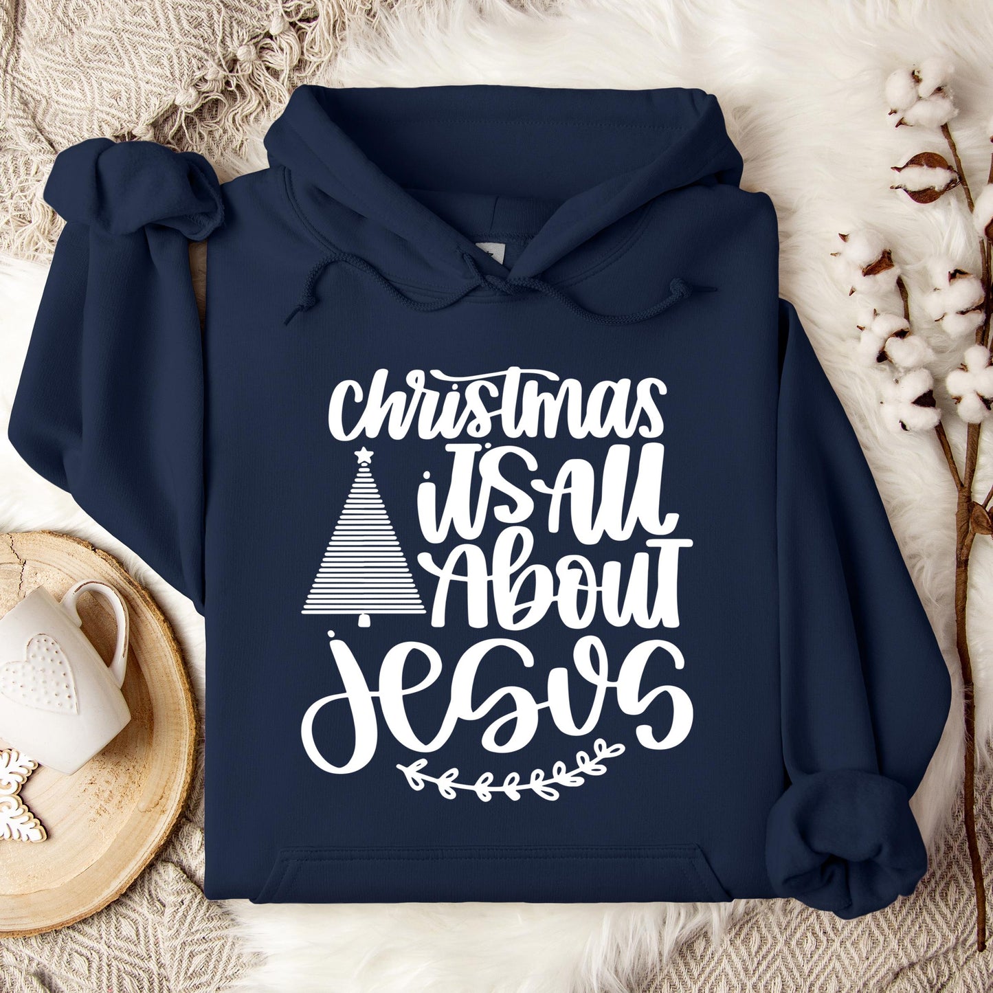 Christmas Is All About Jesus Hoodie