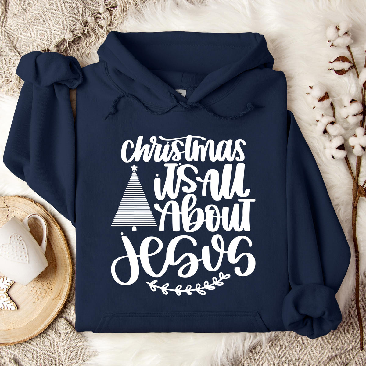 Christmas Is All About Jesus Hoodie