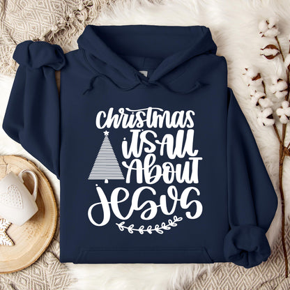 Christmas Is All About Jesus Hoodie
