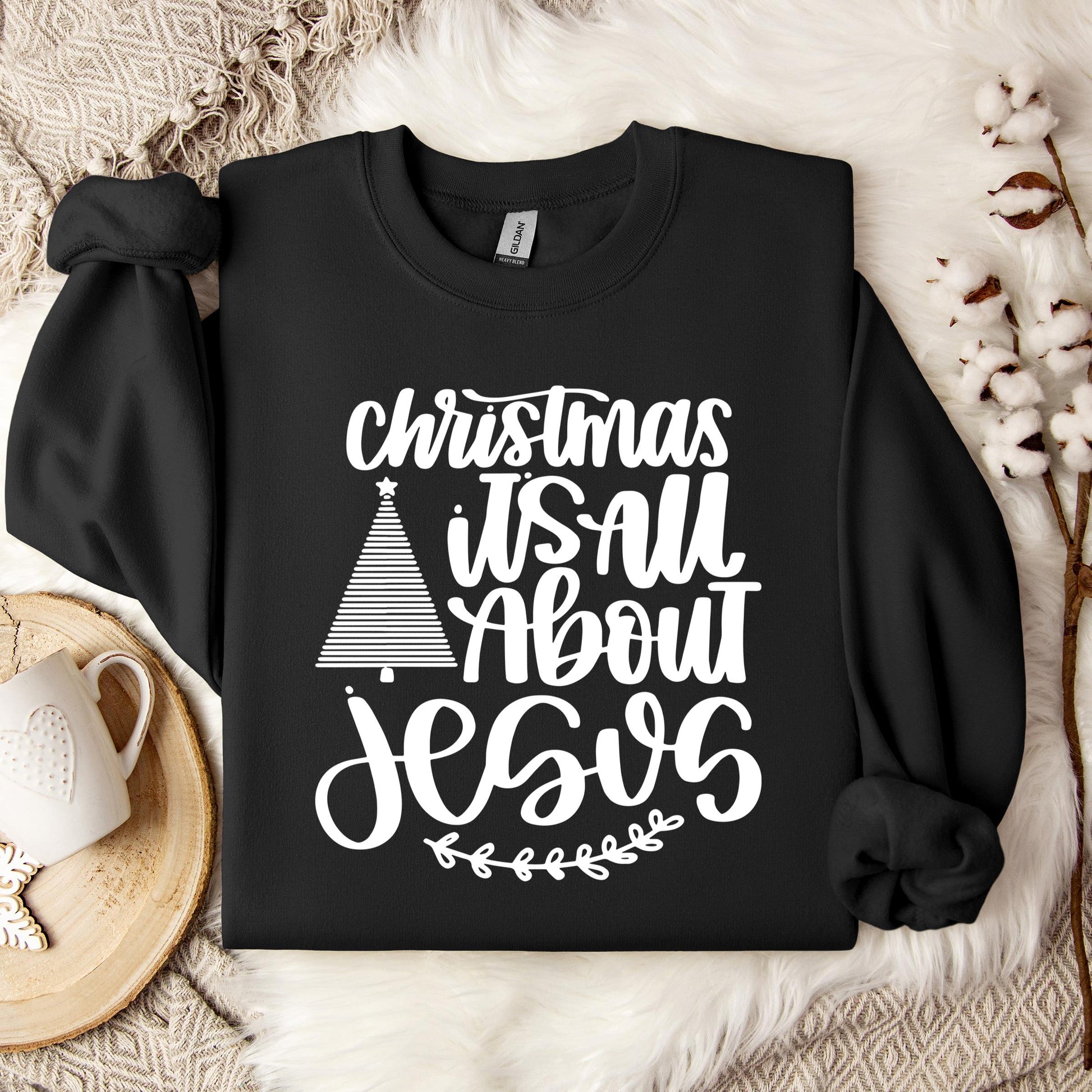 Christmas Is All About Jesus Sweatshirt
