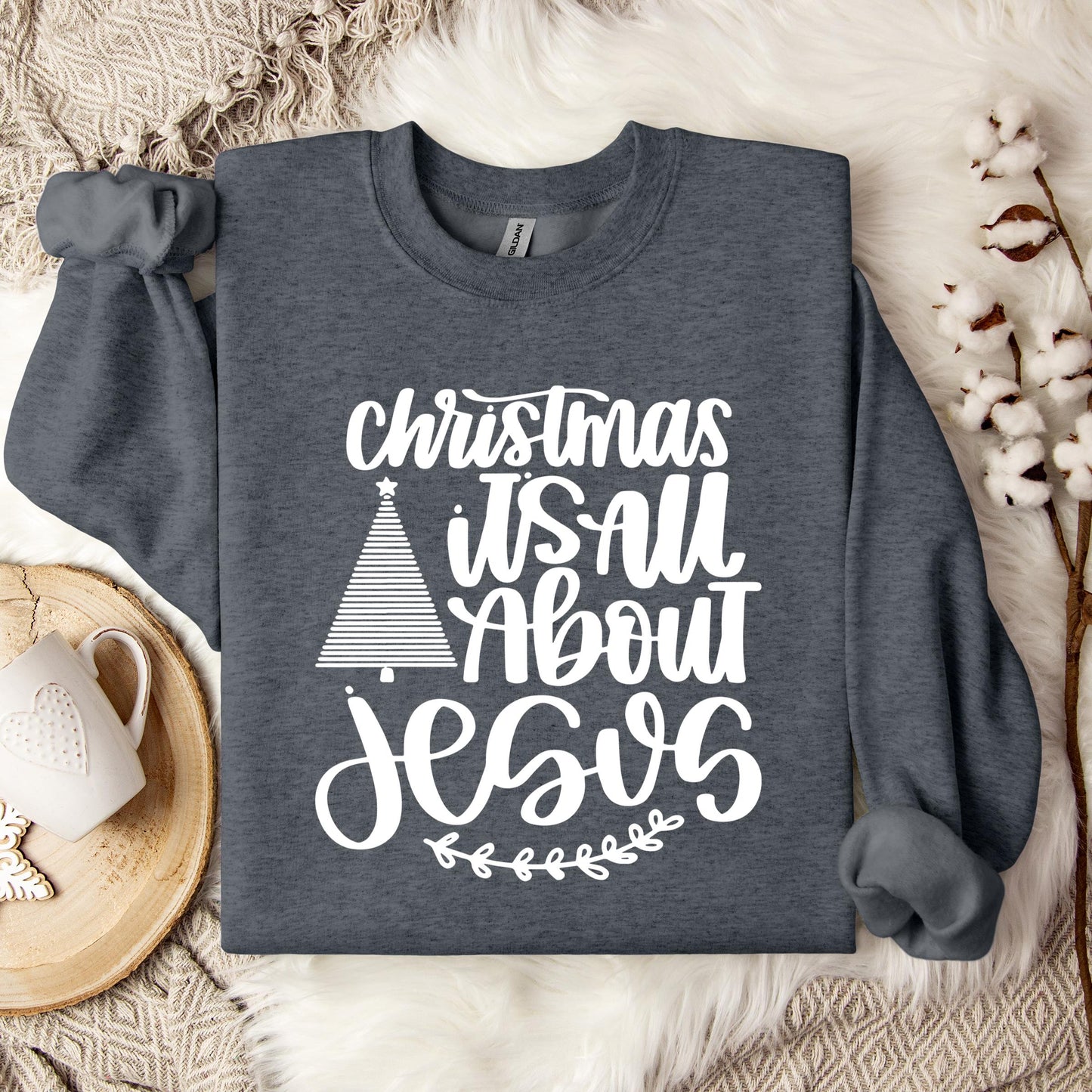Christmas Is All About Jesus Sweatshirt