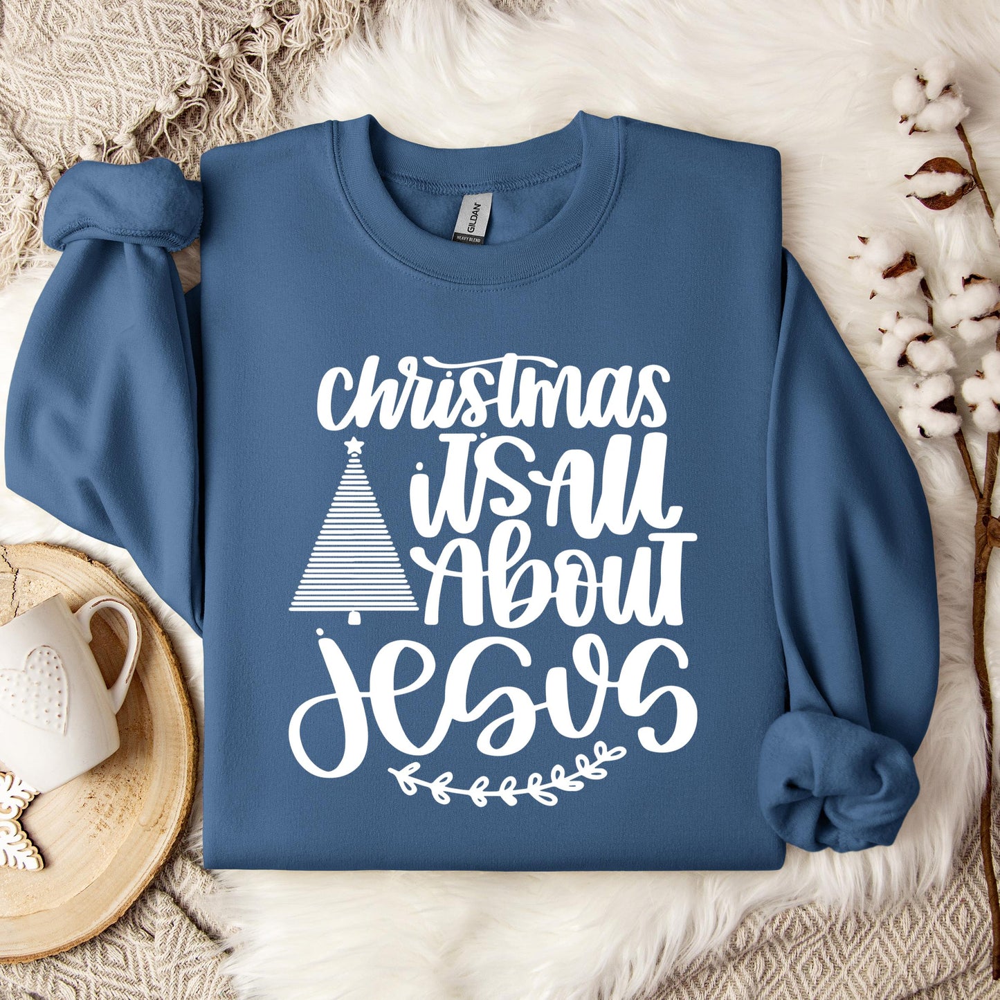 Christmas Is All About Jesus Sweatshirt